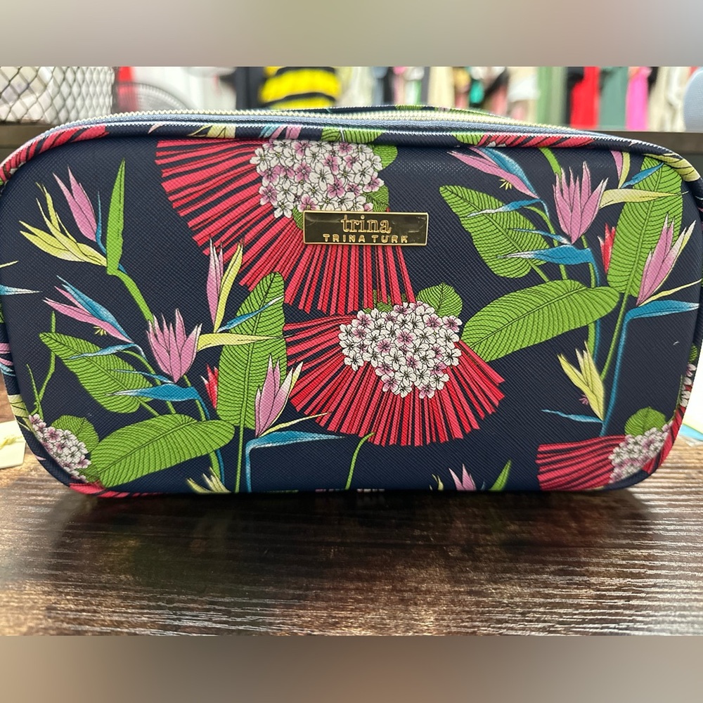 Trina Turk makeup bag NWT